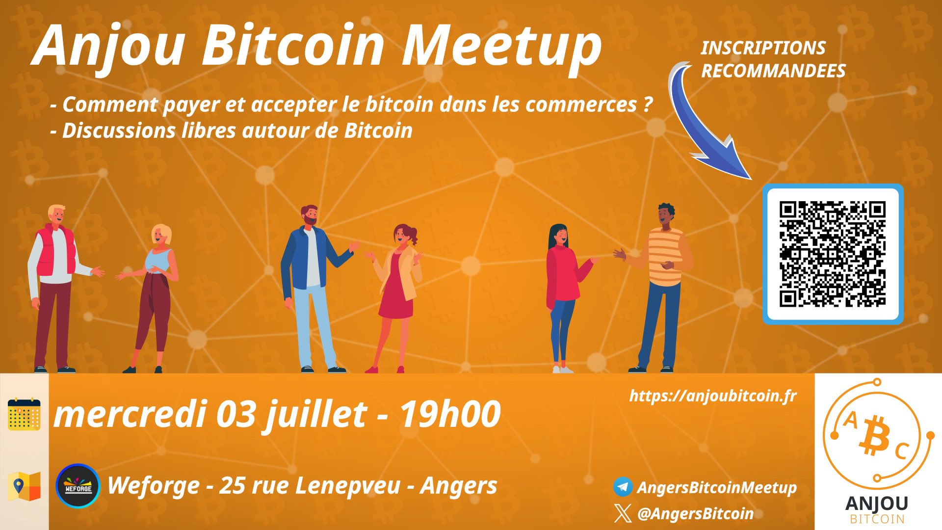 Angers Bitcoin Meetup - Juillet 2024