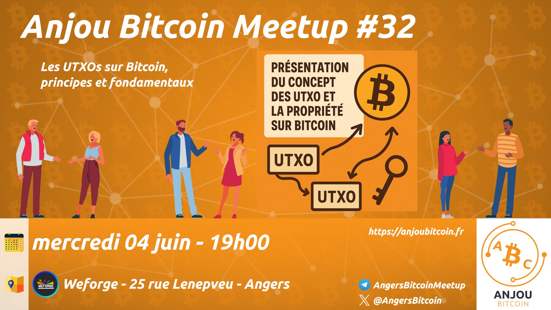 Angers Bitcoin Meetup - Mercredi 4 juin 2025