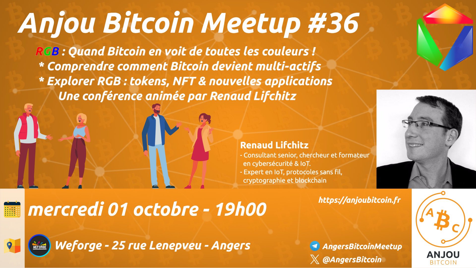 Angers Bitcoin Meetup - Mercredi 1er octobe 2025